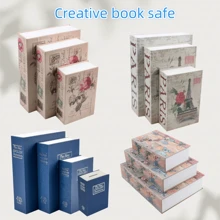 1pc Creative Book Safe Box, Butterfly Key Design, Hidden Bedside, Available In Standard, Medium And Large Size, Fake Book Safe Box For Office, Bedroom And More