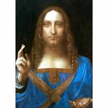 1pc Pop Famous Leonardo Da Vinci Artwork Mona Lisa Salvator Mundi Posters Wall Arts Living Room Home Decor No Frame Gifts Birthday Graduation - Multicolor - View 27