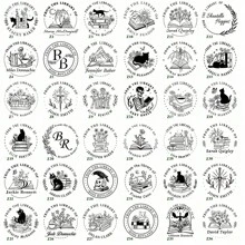 1 Stück personalisierter Initialen Buchprägerstempel, personalisierter Bibliotheksstempel, Scrapbooking Prägegerät, personalisierter Umschlagprägerstempel, Handprägegerät, Initialen Prägerstempel, Datumsprägerstempel, Hochzeits-Prägungsstempel, Papier-Prägungsstempel, für Geschäft/Arbeit/Büro modern, vintage, Cartoon, Kawaii, personalisiert, Mitarbeiter, Kunden, Studenten, für Geschäft/Arbeit/Schulanfang, für Universität, saisonale Auswahl, Büro & individualisierte Stempel