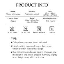 MEMNUN 1件蓝白条纹柠檬印花枕套，尺寸：17.7*17.7英寸（45*45厘米）/19.69*19.69英寸（50*50厘米）/15.75*15.75英寸（40*40厘米）[单面印花]，涤纶材质，家居装饰靠垫套，适用于床、沙发、汽车等，适合日常使用或高端简约装饰。 - 彩色 - 查看 10