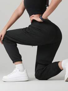 Women's Joggers Pants Pockets Drawstring Running Sweatpants For Women Lounge Workout Jogging