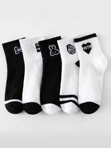 1/3/5 Pairs Of Women's Cotton Socks,Invisible Socks,Short Socks,White Socks,Grey Socks,Black Socks,Women Socks,Cute Socks,Girls Socks, Autumn/Winter/Spring/Fall/Summer Socks,Mesh Breathable Details, Guide Rail Breathable Hole Design, Moisture Wicking, Soft And Smooth, Suitable For Various Holidays, Sports, Leisure, Business And Other Daily Wear, Can Be Worn All Year Round, Color Combinations Are Random. - Multicolor - View 6