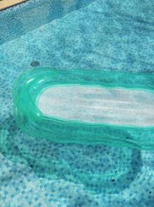 1 pieza Silla flotante inflable de ola transparente, flotador de piscina y playa para adultos, para uso en fiestas, regalo perfecto de verano, balsa de piscina, tumbona multifuncional para diversión y relajación de vacaciones de adultos, artículos esenciales de playa, accesorios de playa