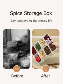 Large Snack Box, Divided Serving Tray With Lid, Charcuteries Container For Portable Snack Platters, Clear Organizer For Candy Bricks Nuts Snacks