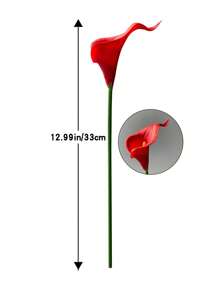 38 stuks/16 stuks/8 stuks/1 stuk Rode Calla Lelie Bruidsboeket Latex Real Touch Kunstbloemen Huisdecoratie, Kamerdecoratie, Muurdecoratie, Badkamerdecoratie, Slaapkamerdecoratie, Bureauaccessoires, Bruiloftsartikelen, Woonkamerdecoratie, Kantoordecoratie, Keukendecoratie Cadeaus Verjaardag Afstuderen, Tuindecoratie, Buitenplanten, Tuinieren, Kunstbloemen