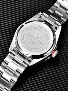 PAGANI DESIGN 男士商务自动机械GMT腕表 陶瓷表圈 不锈钢表壳 防水腕表 PD-1706