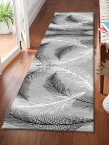 1 块灰色地毯，现代简约风格，长条地毯，毛绒天鹅绒，850g/M² 0.8cm 厚，矩形，防滑，可清洗，家居装饰，客厅，厨房，餐厅，办公室，四季皆宜 - 灰色 - 查看 12