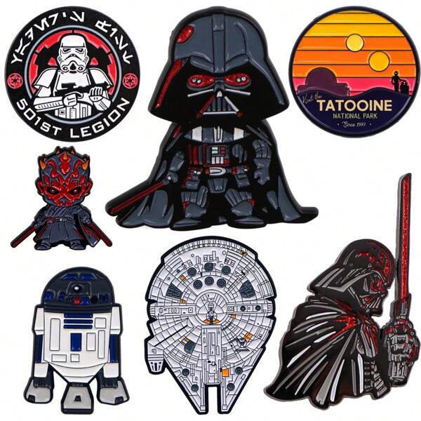 Disney 1 pieza Broche de planeta espacial esmaltado - Insignia de solapa única, insignia personalizada para mochilas y ropa, pasador para bolsas, encanto de mochila, útiles escolares, suministros de maestro, encantos de bolsa lindos