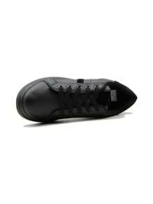 Classic Minimalist Lightweight Comfortable Casual Sneakers - Black - View 3