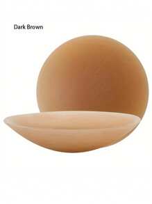 2/6 件可重复使用硅胶乳头贴，无缝隐形自粘防凸乳贴，适用于女士内衣和内衣配件 - 彩色 - 查看 8