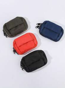 1 stuk Unisex Clutch-portemonnee met meerdere compartimenten voor munten, kaarten en kleine items voor damesportemonnee, miniportemonnee, portemonnee voor munten voor herenportemonnee