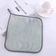Set de 5 toallas absorbentes de microfibra ultrafina - toallas de mano cuadradas, paño de limpieza antiadherente y sin aceite