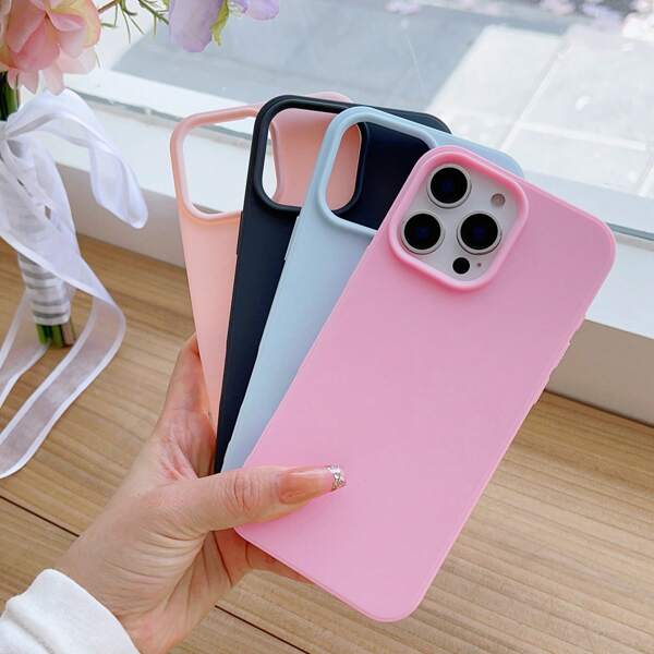 4pcs Vintage Matte Finish Soft Phone Case Set, High Cost Performance - Compatible With IPhone 13, 11, 12, 14/14 Pro Max, 15/15 Pro Max, 7/8, X/XS, XR, XS Max, 17, 17 Pro, Air, 17 Pro Max