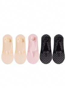 New Women Socks Slippers Non-Slip Breathable Cute Lace Invisible Socks Non-Slip Cool Thin Socks Fashion Black Boat Socks Christmas Gift - Mouldless - View 7