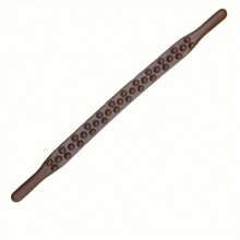 High-Quality 35-Bead Triple Row Massage Stick - Dual-Row Full Body Meridian Roller, Wooden Gua Tool For Deep Tissue, Muscle Tool | Sleek Massage Stick | Smooth Wooden Texture, Massage Tools