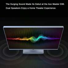 AOC 23.8-Inch All-In-One Desktop Computer E66, N100 (3.40GHz) 8GB DDR4 256GB SSD, Wi-Fi 5, Adjustable Stand, Wired Keyboard, Windows 11 Pro, For Commercial And Home Office Use - UK Plug(220-240V) - View 5