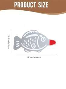 1PC Sojasaus Vis Spiegel Sushi Vis Spiegel Thuis Ambachten Ornamenten Creatieve Decoratieve Spiegel Muurdecoratie