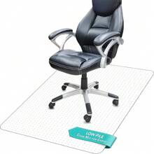 Thickened Chair Mat For Carpet - 48"X 36" Heavy Duty Office Chair Mat For Low-Pile Carpet. Carpet Protector For Office Computer Desk Chair. Easy Rolling Desk Chair Mat For Carpeted Floors, Clear