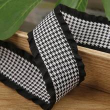 Cinta de grosgrán con textura de espiga con volantes, accesorio DIY para manualidades, decoración de ropa, cajas de regalo, suministros para envolver flores - Multicolor - Ver 13