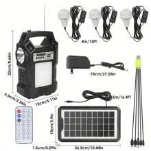 Portable Power Station Solar Generator Panel Power Bank Outlet Camping Emergency - 1 - 查看 9