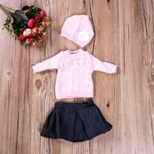 18'' Doll Clothes Outfit Dress Clothes For American Girl Our Generation My Life Doll Christmas Gift - 淺粉色 - 查看 2