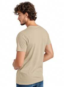 T-Shirt Men's Slim USA In Flames Casual StreetWear