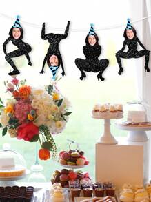 Customized Banner Flag, Birthday Party Decoration, Birthday Twerking Face Banner, Customized Birthday Photo Banner, Personalized Birthday Banner (Any Age) - Multicolor - View 3