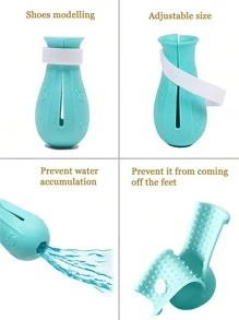 Four Adjustable Claw Sets Designed To Protect Scratches From Hair, Bathing And Shaving. These Rain Boots Prevent Bites And Scratches, And Include Bathing, Claw Trimming, And Headgear To Prevent Licking During Feeding