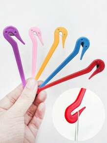 1 szt. Różowy przyrząd do usuwania gumek do włosów, prosty i wygodny, nie niszczy włosów, jednorazowe narzędzie do usuwania gumek, różowe akcesoria