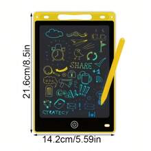 Tableta de dibujo LCD de 8.5 pulgadas: gran almohadilla para escribir y hacer bocetos con colores brillantes y seguros para los ojos, ideal para notas, hogar, escuela, oficina - juguete de viaje y regalo de Navidad perfecto, tableta de dibujo digital, pizarra para grafiti, vuelta al cole