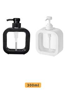 500ml/300ml transparante navulbare pompflessen, plastic dispenserflessen voor handzeep, lotion, lege flessen, badkamerdecoratie, terug naar school
