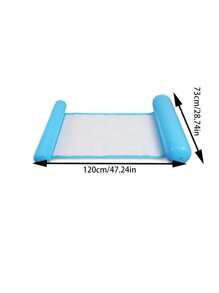 1pc Inflatable Hammock Sofa Floating Bed, Foldable Backrest Floating Mat, Summer Swimming Pool Party Floating Chair - Multicolor - View 7