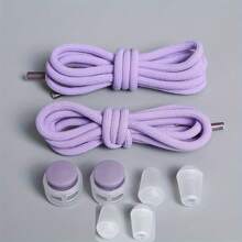 8pcs Children & Adult Fashionable Versatile Shoelace Locks, Colorful Elastic No-Tie Shoelaces, Slouchy Lace Locks, Shoes Accessories For Sneakers,Running Shoes - Multicolor - View 13