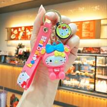 Sanrio授权设计不锈钢钥匙扣 可爱卡通钥匙扣 汽车挂饰 可挂在钥匙或包包上 可爱装饰 节日送朋友必备 - 查看 7