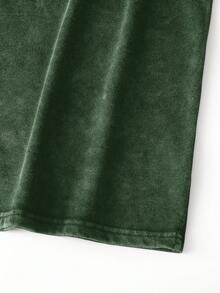 Hemo 男士宽松街头风做旧印花圆领T恤 - 灰色 - 查看 3