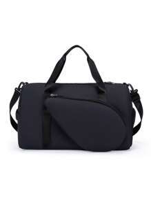 多功能羽毛球拍包，大容量干湿分离单肩包，轻便健身瑜伽旅行运动背包，男女皆宜