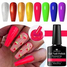 MSRUIOO 12pcs Neon Gel Nail Polish Set With Base Coat And Top Coat, Semi-Permanent Nail Art Manicure Soak Off LED Gel Nail Polish - Multicolor - View 3