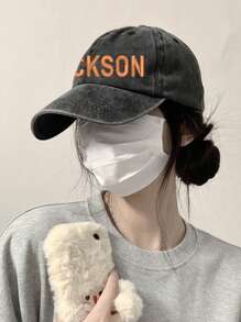 客製化刺繡姓名遮陽帽，個性化卡車司機棒球帽，男女通用，3D刺繡戶外運動帽 - 風格A - 查看 6