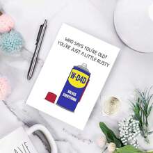 Tarjetas de cumpleaños divertidas, tarjetas de feliz cumpleaños divertidas para papá - de hijo, hija, todos - excelentes regalos de cumpleaños feliz para padre, papá, padrastro, sacerdote