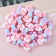 10/30pcs Glossy Resin "LOVE" Letter Pendant, Cute Alphabet Charm For DIY Bracelets Necklaces Earrings Jewelry Making, Valentine's Day Mother's Day Gift