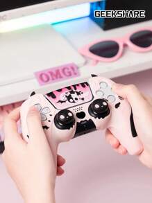 GeekShare 4pcs Skull & Demon Silicone Controller Grip Covers, With 2 Thumb Grip Caps And 1 Sticker - hồng - Xem 8