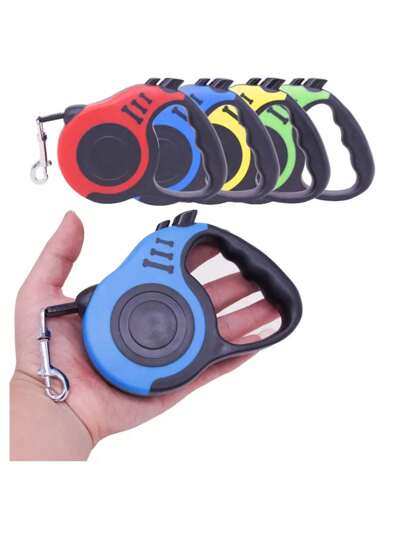 A Retractable Pet Leash For Dogs And Cats - Suitable For Outdoor Activities - Automatic And Non-Knotted