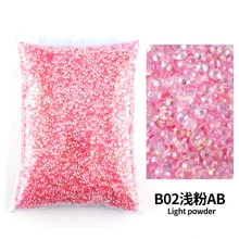 Flat Back Transparent Resin Crystal Rhinestones 2mm 3mm 4mm 5mm 6mm Non-Hotfix Jelly Rhinestones For DIY Crafts, Glass Cup And Shoes Decoration - Multicolor - View 22