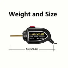 Plastic Welding Machine - Welding Kit With 200/600/1000 Welding Nails, Suitable For Car Bumpers And PVC Repair Welding Kits,Lightweight Design, Durable Plastic Gun (European Plug)