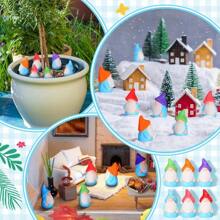 3/6 Pcs Mini Resin Doll Outdoor Courtyard Lawn Indoor Flower Pot Fairy Decoration, Spring Decoration Room Decoration, Seasonal Decoration For Celebrations, Suitable For Fairy Garden Decoration, Micro Landscape Ornament, Home Decoration, Garden Decoration, And Car Decoration