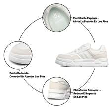 WEIDE Tenis de Mujer Casual – Diseño Simple y Cómodo, Confort y Estilo para el Día a Día - Blanco - Ver 9