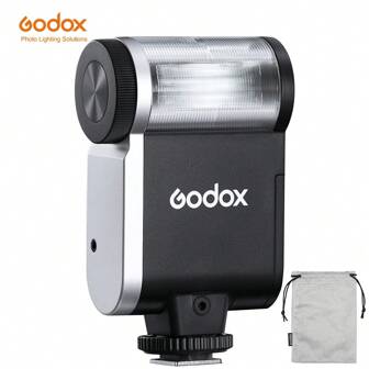  Godox IA32 迷你相机闪光灯高达 490 全功率闪光 6200K CCT 手动闪光灯适用于各种相机型号光学 S1/S2 模式