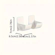 4 Stücke einstellbare Kunststoff Aufbewahrungshaken, einfach an Schranktüren zu montieren, Multifunktionstablett für Folie, Müllbeutel, Regenschirme