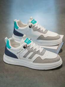 2025 Spring New Arrival Minimalist White Casual Canvas Sneakers, Fresh Academy Style Sporty Niche Versatile Trainers