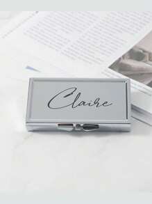 1、个性化每周药盒、便携式旅行药丸收纳盒、药物补充分配器、各种 7 天、6 天、3 天和 2 天药盒、定制雕刻收纳盒